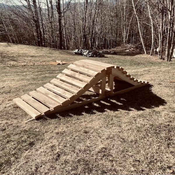 wooden roller for bikes