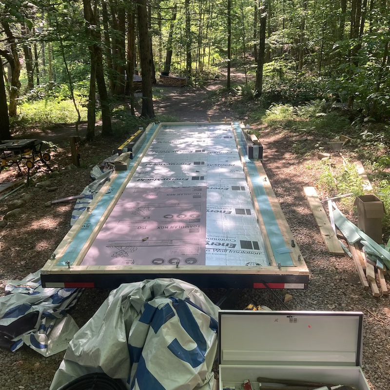 tiny home trailer insulation