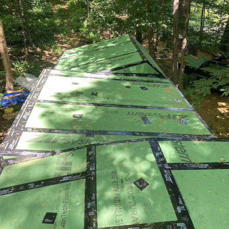 tinyhouse roof sheathing