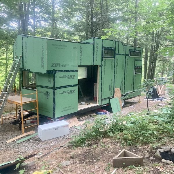 tinyhouse ZIP sheathing