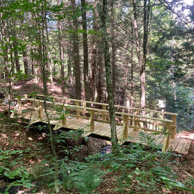Hiking bridge