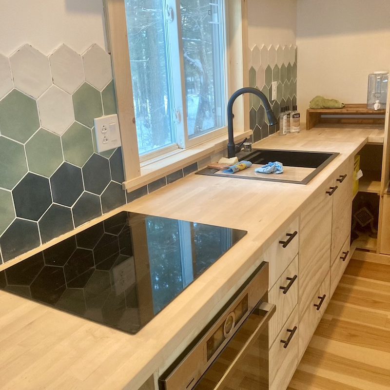 Custom build wooden kitchen