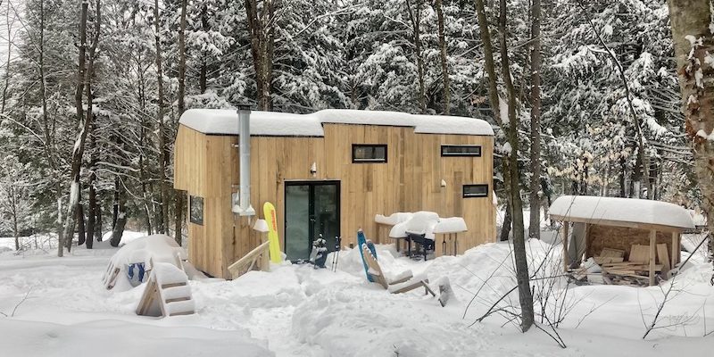 Tinyhouse in snow Tinyhouse in snow