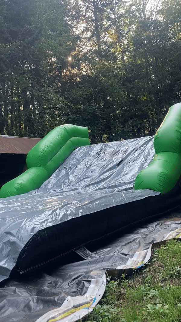 Inflatable Airbag landing bike jump